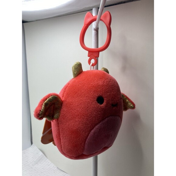 Squishmallows 3.5" Karlie Red Bat, Wade the Werewolf, Monster Callum Plush Clip - Picture 10 of 16